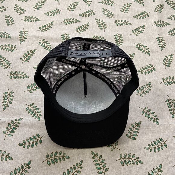 Chrome Hearts White Three Cross Trucker Baseball Cap - Picture 5 of 6